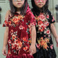 Dress - Floral Velvet Hoodie Ruffle Girls Dress