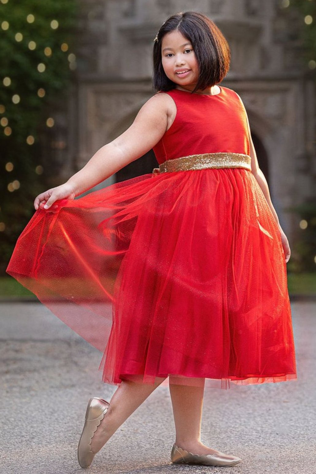 Plus Size Red Gold Sequin Dress Plus-Size Rose Gold Sequin Formal