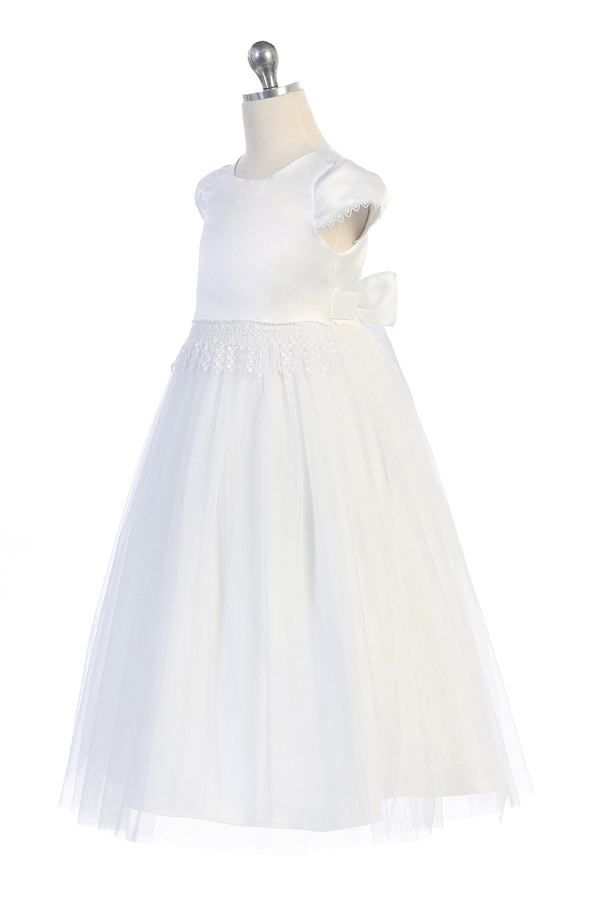 Dress - Chandelier Trim Communion Dress