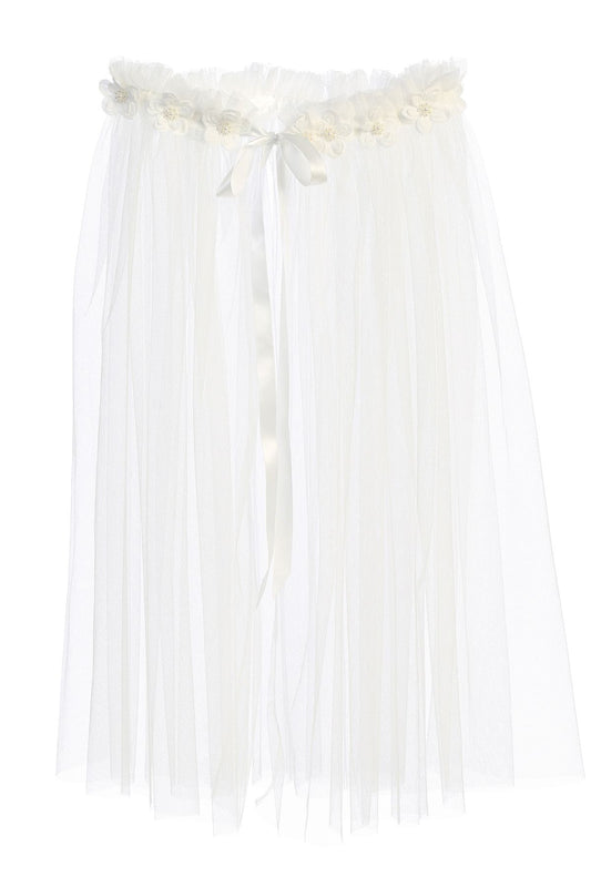 Dress - Detachable Mesh Over Skirt