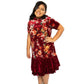 Dress - Floral Hoodie Ruffle Plus Size Girl Dress