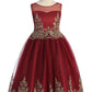 Dress - Gold Cording Embroidery Dress