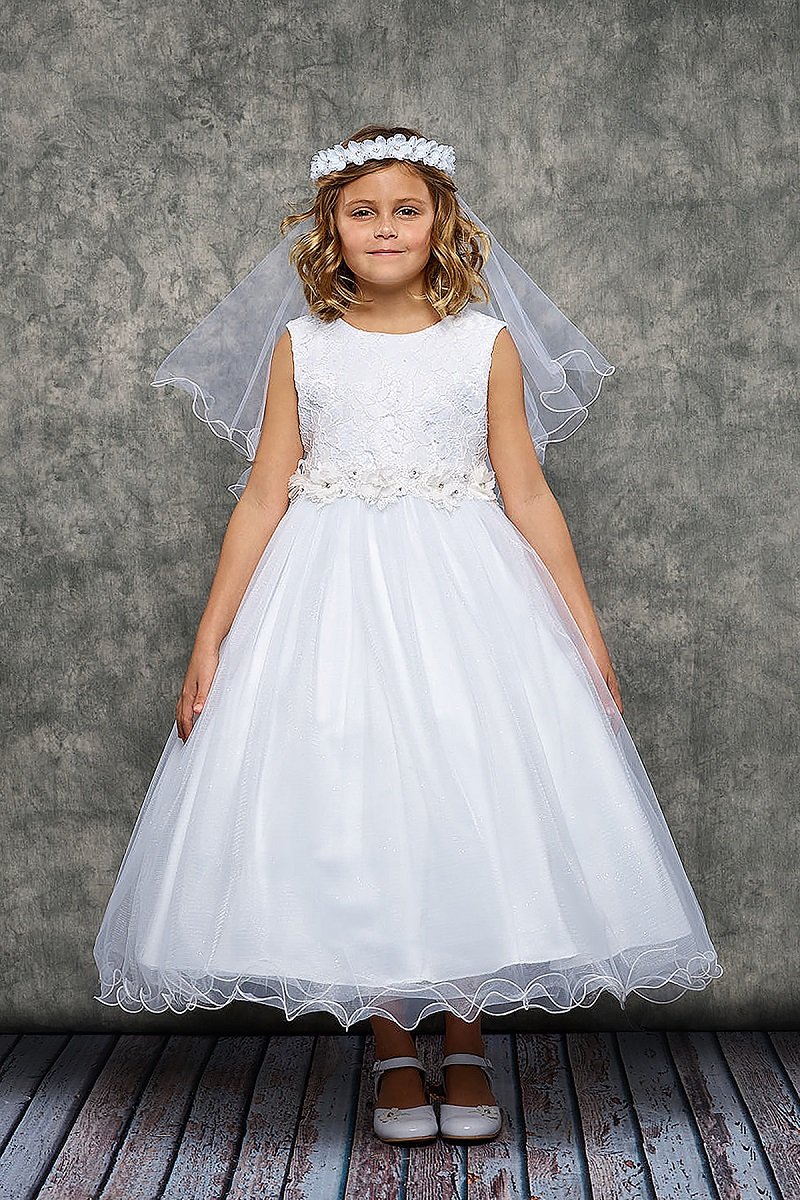 Lace Glitter Tulle Girls Dress Kid's Dream Lace Glitter Tulle Girls Dress Kid's Dream