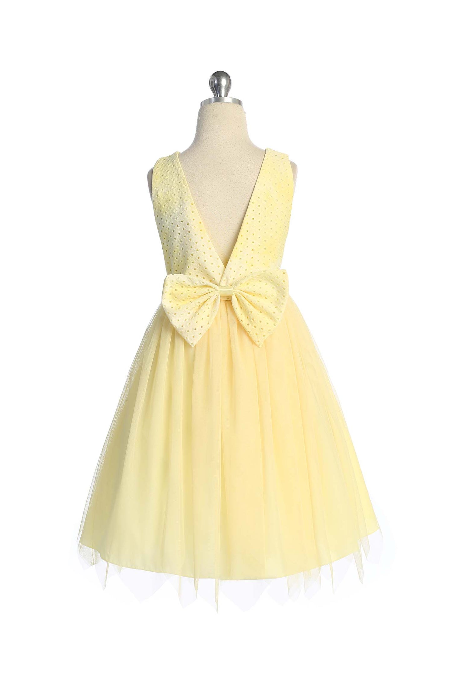 Dress - Ombre Eyelet Stretch Mesh Dress