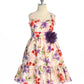 Dress - Ruffle Tropical Cotton Dress