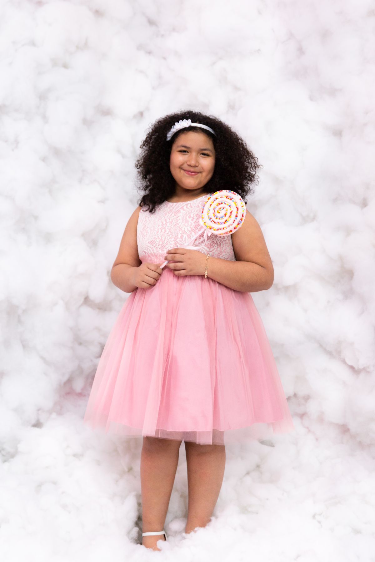 Stretch Lace & Tulle Girls Plus Size Dress – Kid's Dream