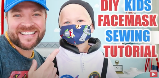 DIY Kids Face Mask- Sewing Tutorial!