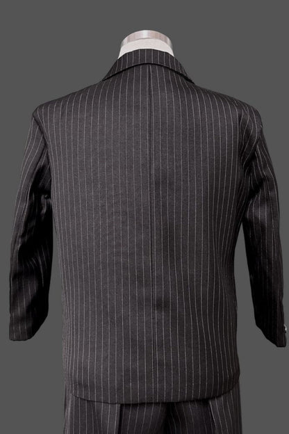 Five-Piece Regular Fit Suit with Striped Pattern for Boys