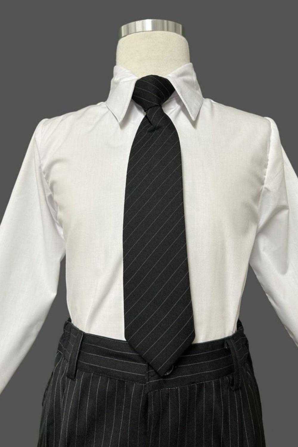 Five-Piece Regular Fit Suit with Striped Pattern for Boys