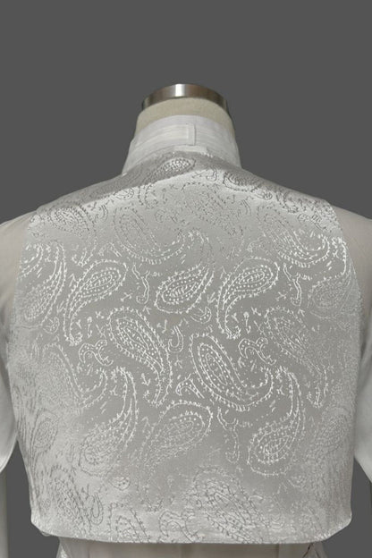 Six-Piece Tailcoat Set with Virgin Mary and Cross Accents for Boys