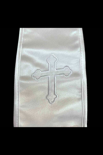 Six-Piece Tailcoat Set with Virgin Mary and Cross Accents for Boys