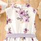 Floral Collared Neck Sleeveless Dress