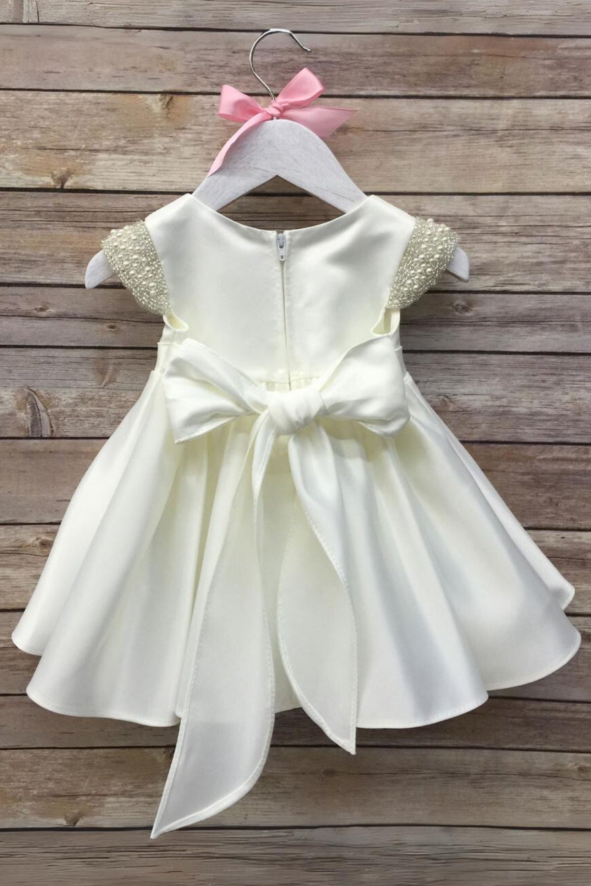 Satin frock for outlet baby girl