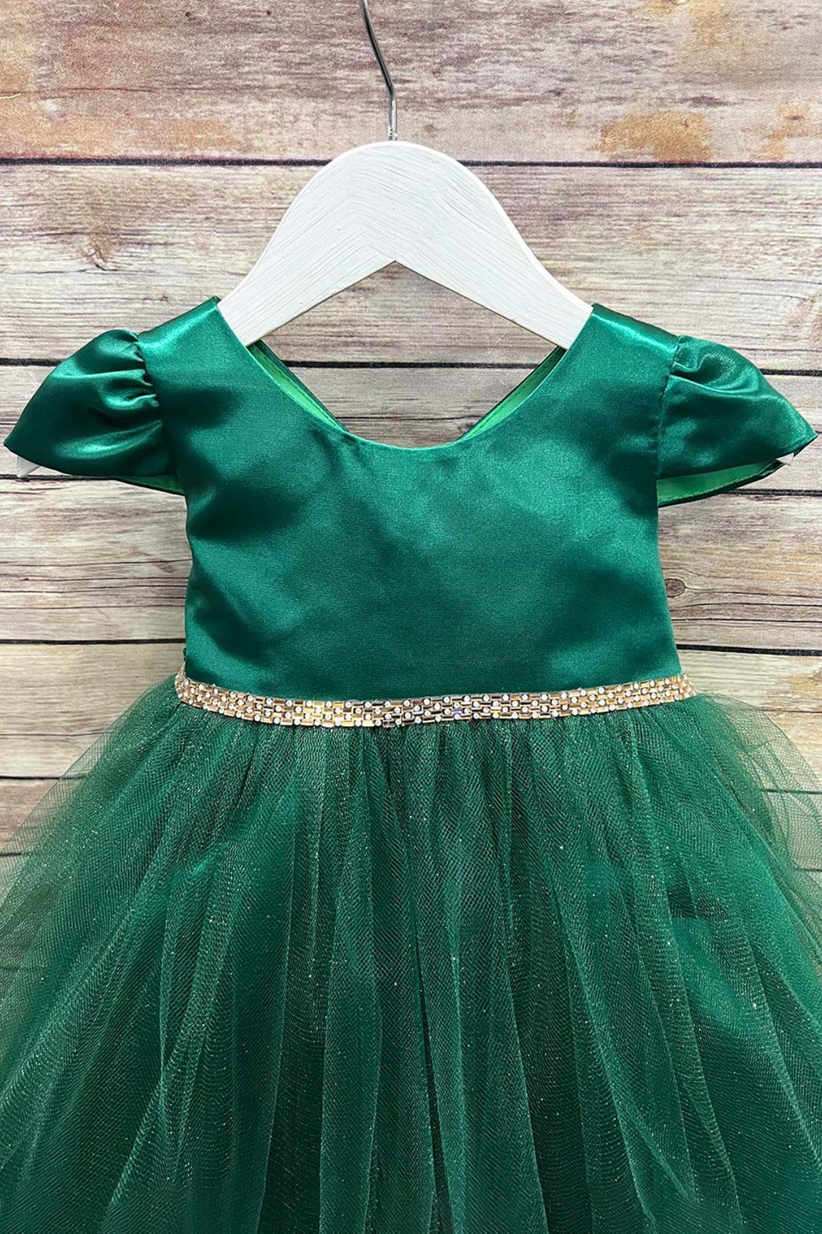 Hunter green 2025 baby dress