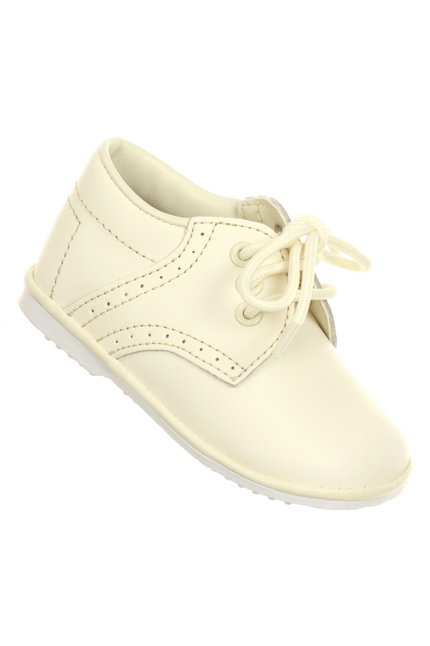 Toddler Lace-Up Faux Leather Oxford Shoes for Boys