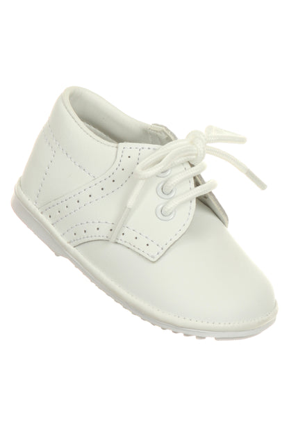 Toddler Lace-Up Faux Leather Oxford Shoes for Boys