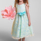 Dress - Butterfly Burnout Organza Girls Dress With Plus Sizes