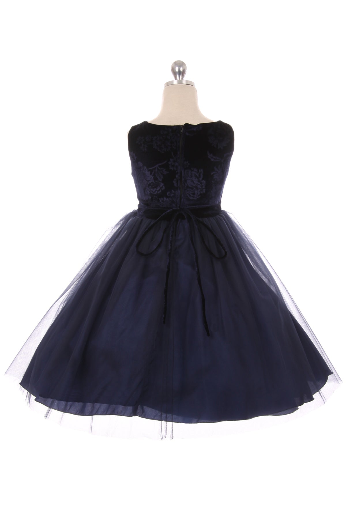 Dress - Velvet Rose Patch Plus Size Girl Dress