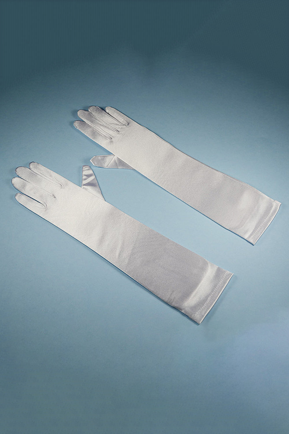 Satin Elbow-Length Gloves for Girls