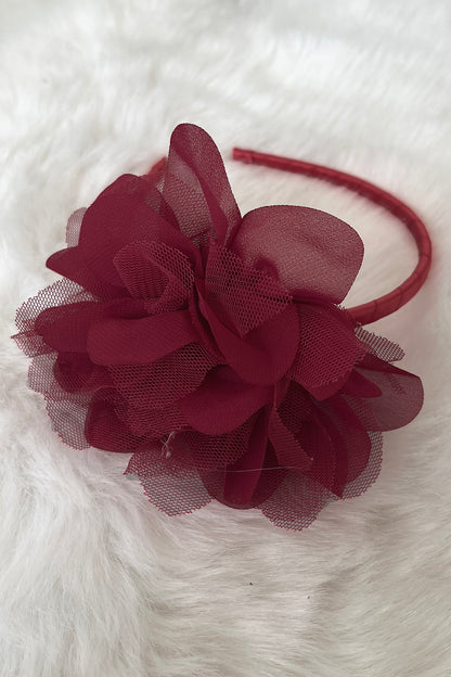 Large Mesh Flower Headband