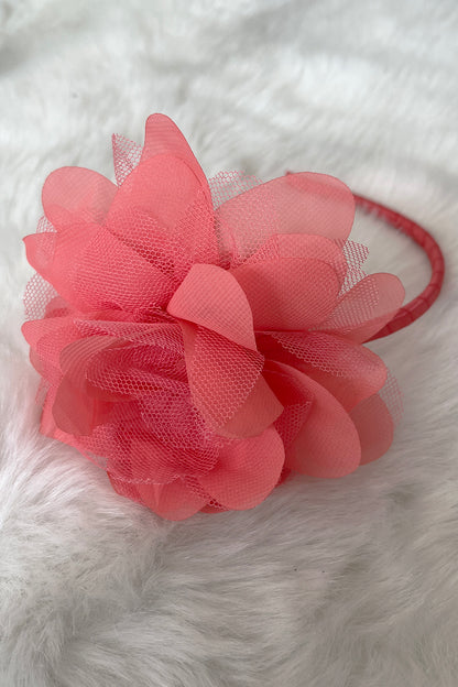 Large Mesh Flower Headband