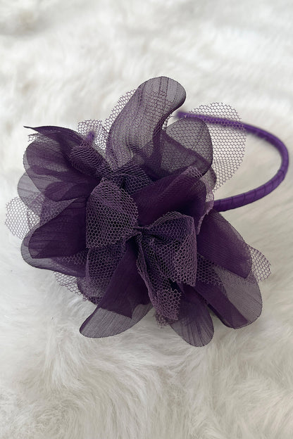 Large Mesh Flower Headband