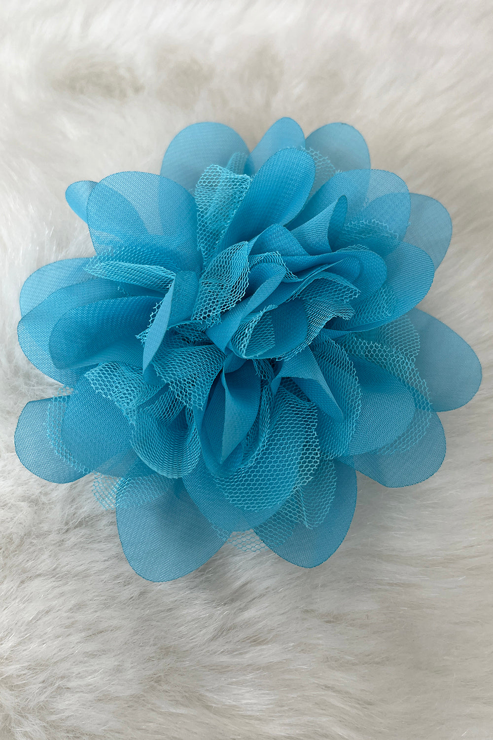 Variety of Fabric Mesh Flowers (Single or Packs)