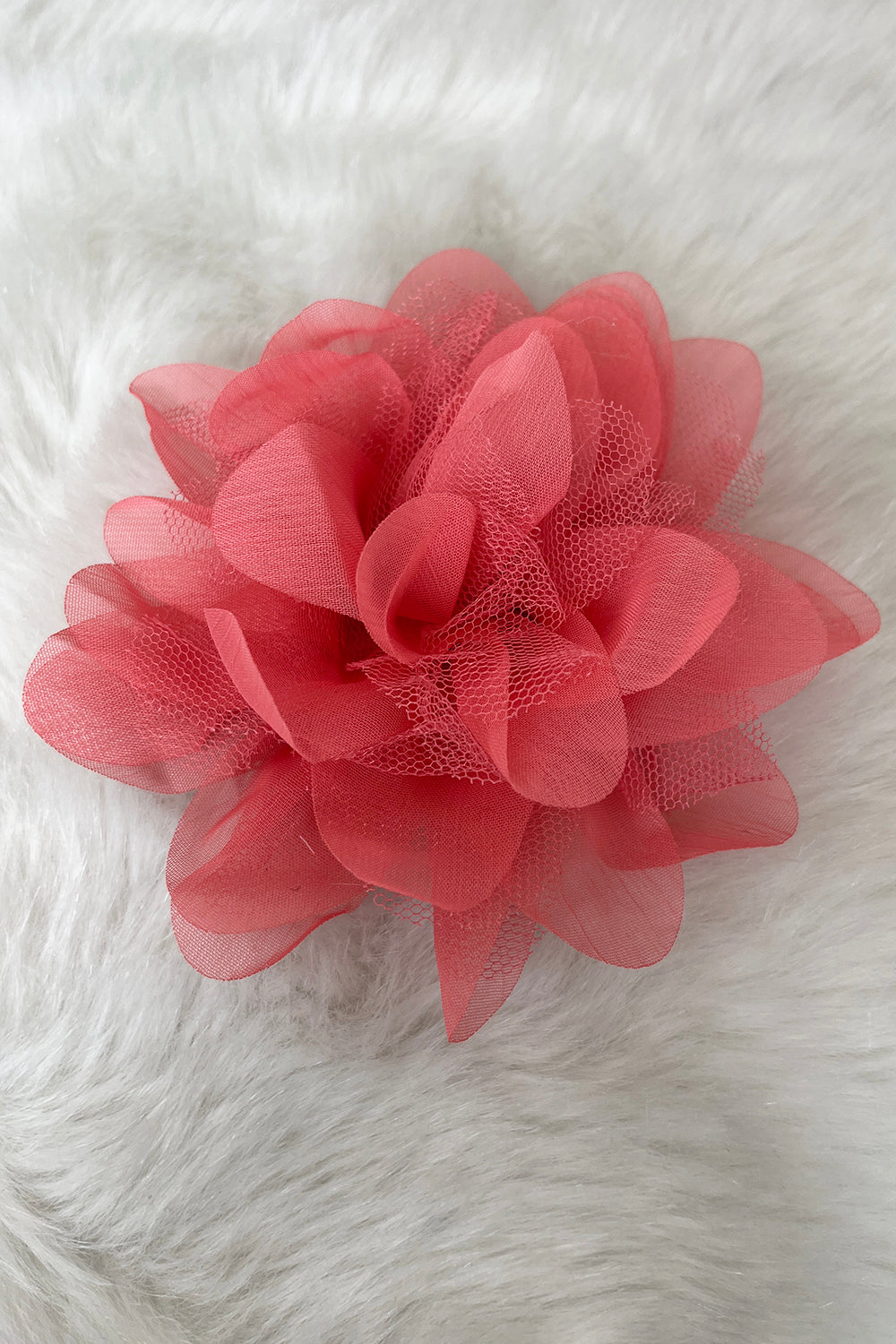 Variety of Fabric Mesh Flowers (Single or Packs)