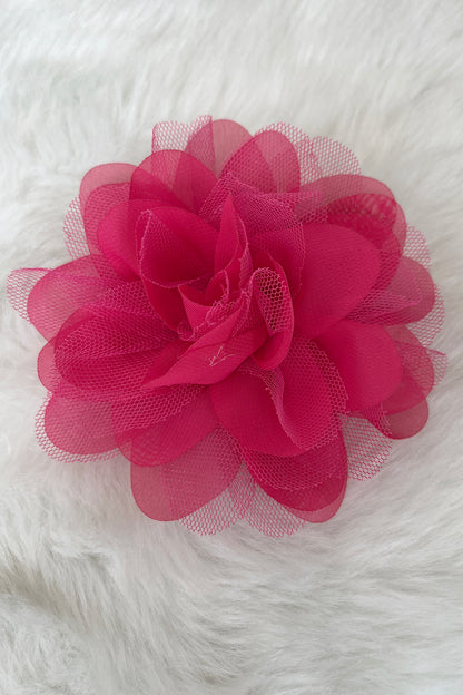 Variety of Fabric Mesh Flowers (Single or Packs)