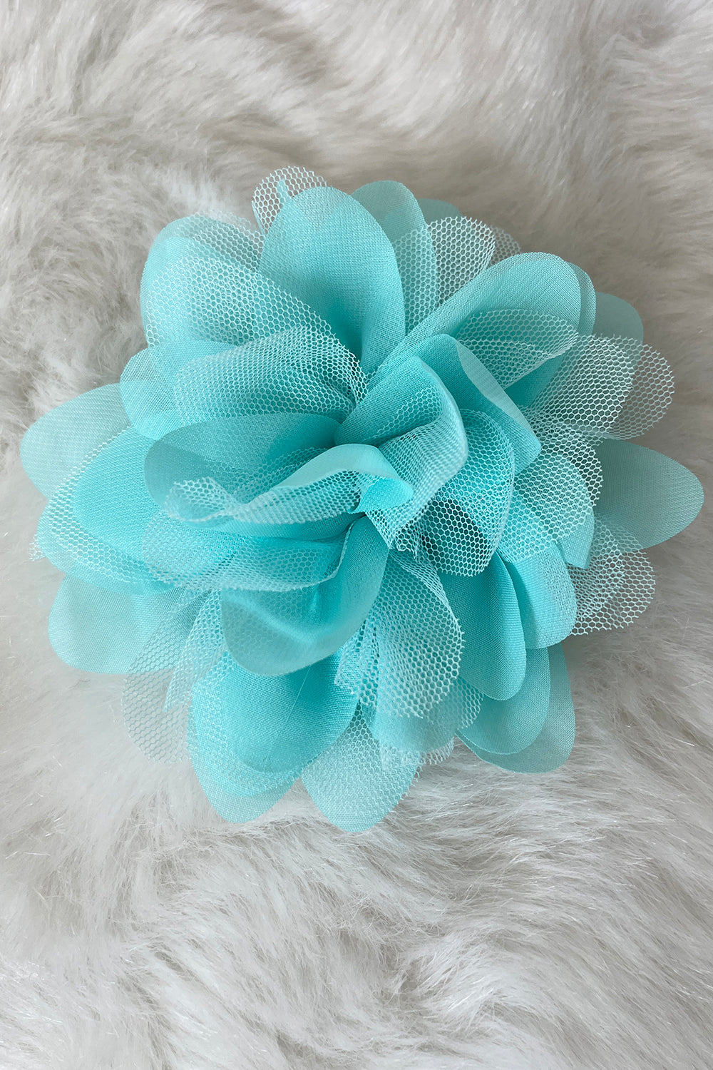 Variety of Fabric Mesh Flowers (Single or Packs)