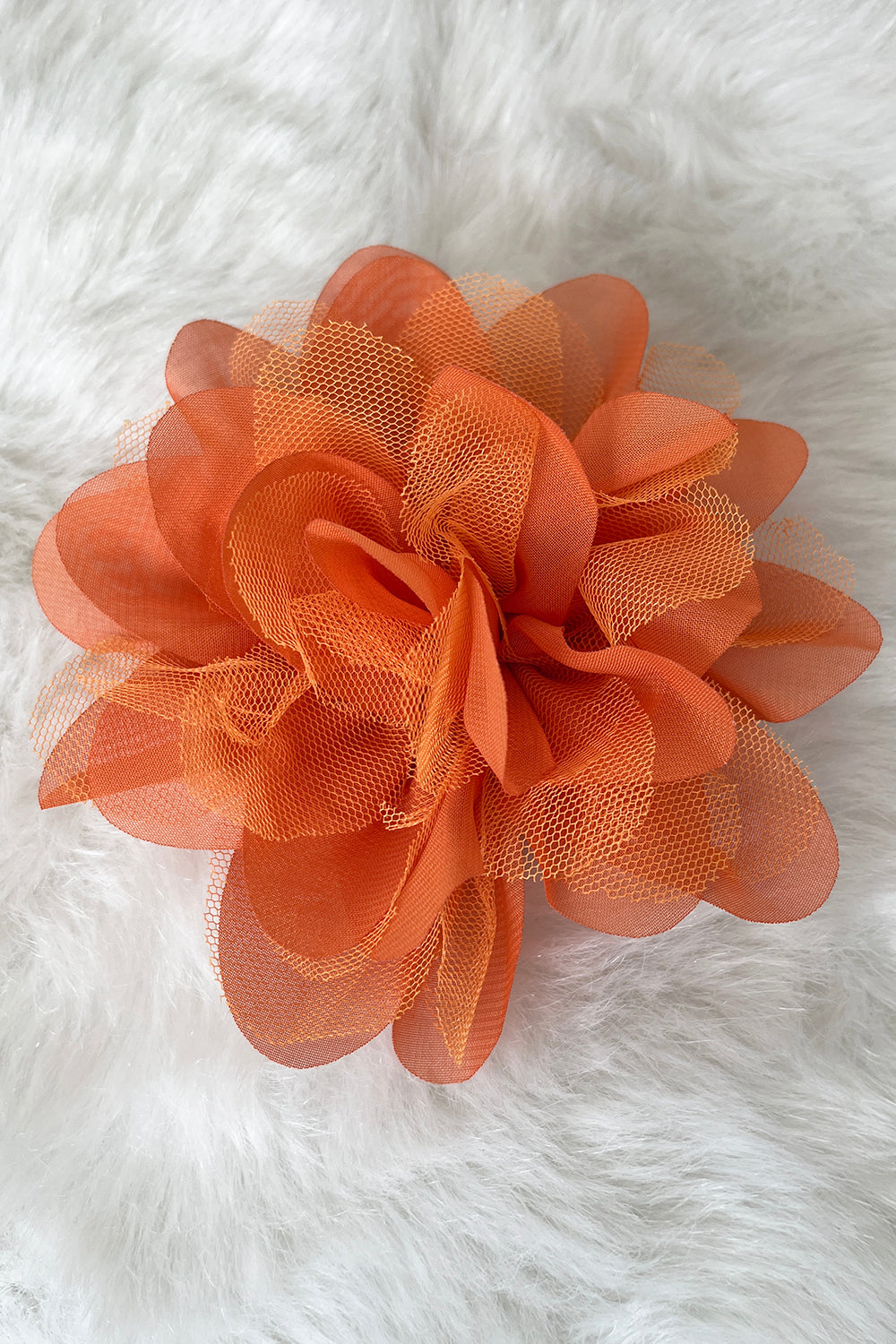 Variety of Fabric Mesh Flowers (Single or Packs)