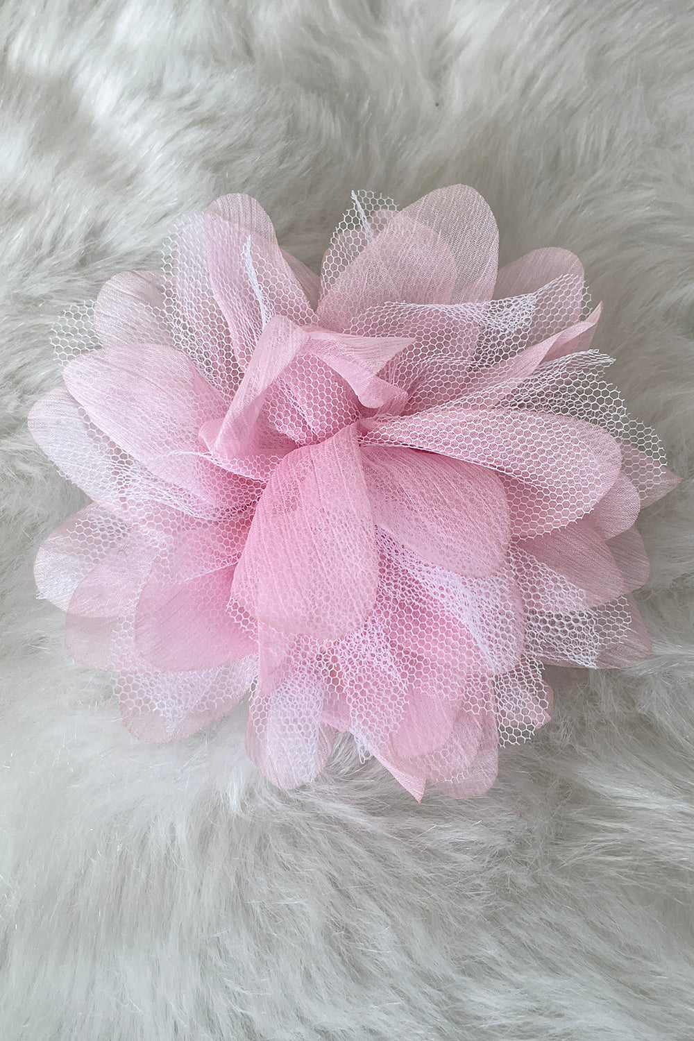 Variety of Fabric Mesh Flowers (Single or Packs)