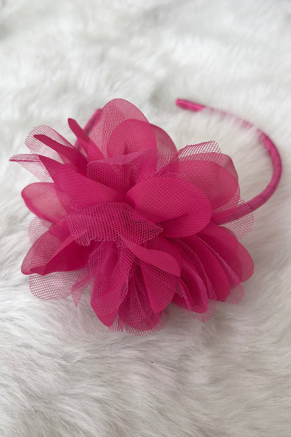 Large Mesh Flower Headband