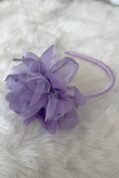 Large Mesh Flower Headband