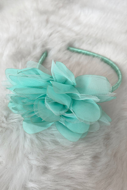 Large Mesh Flower Headband