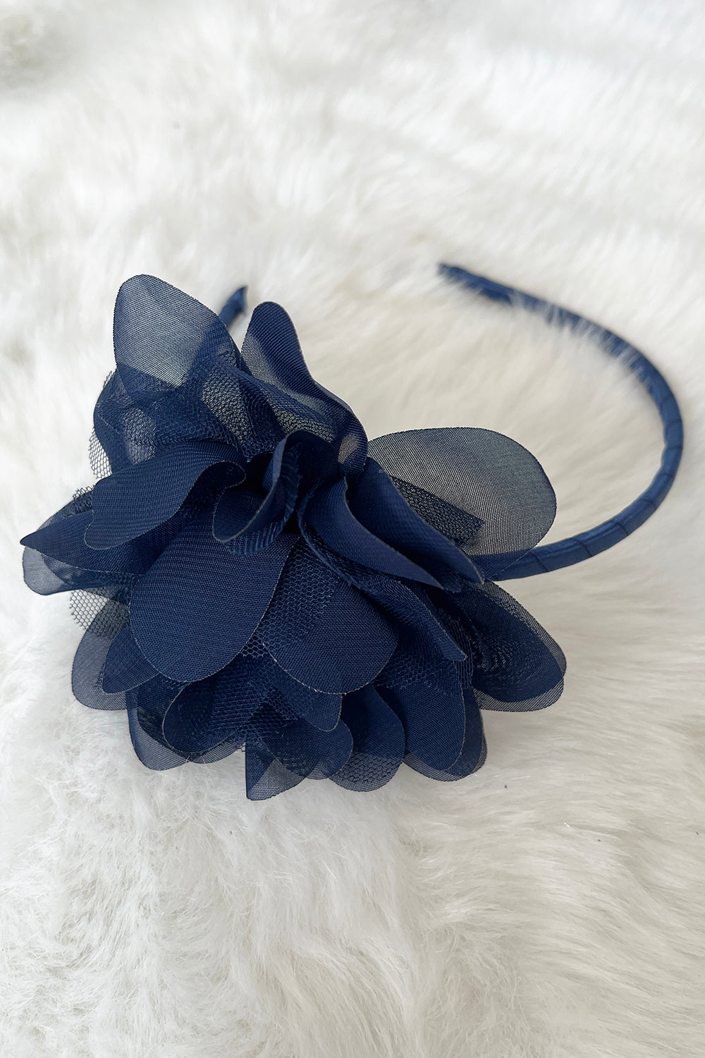 Large Mesh Flower Headband