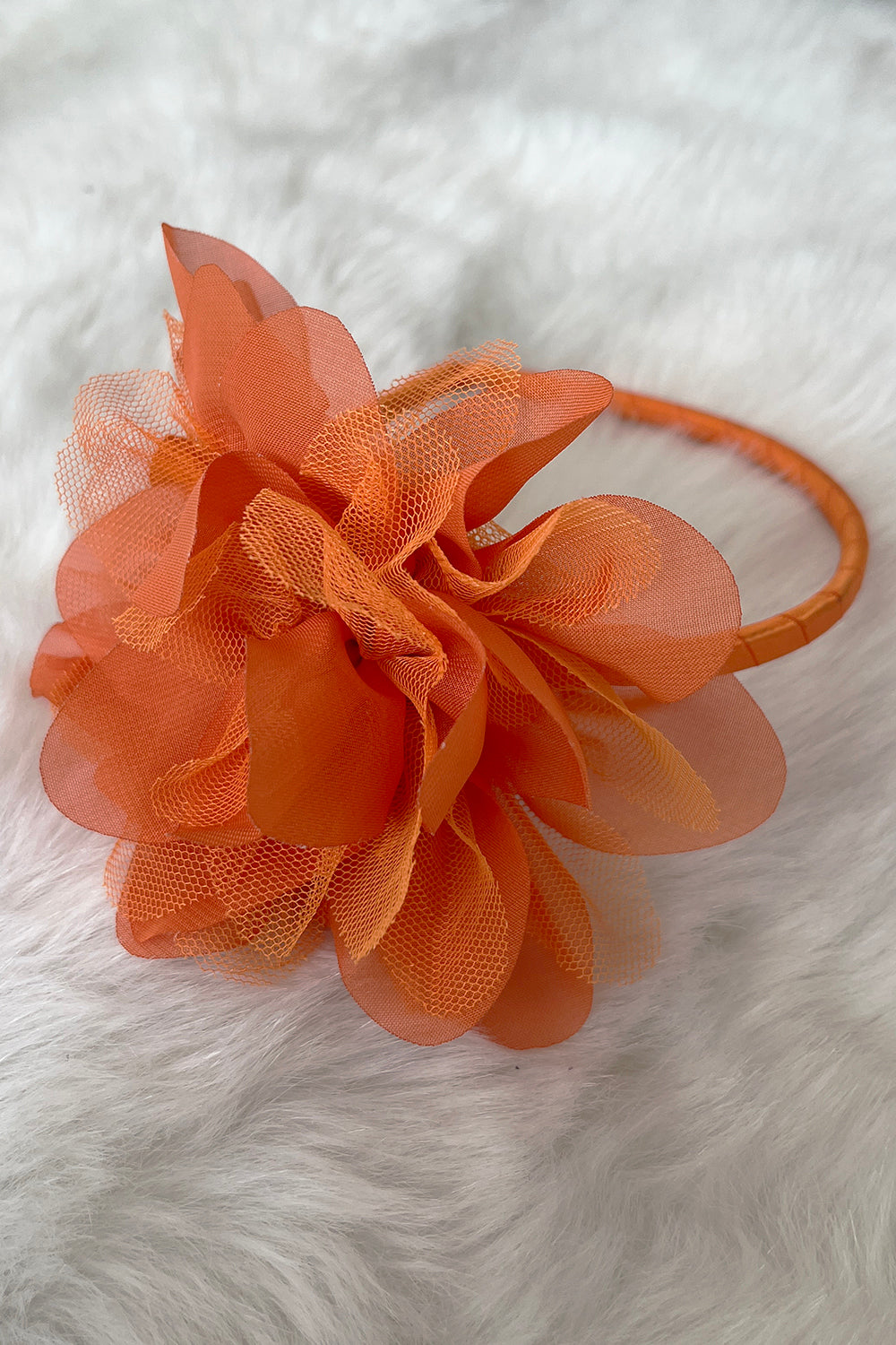 Large Mesh Flower Headband