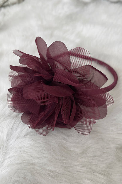 Large Mesh Flower Headband