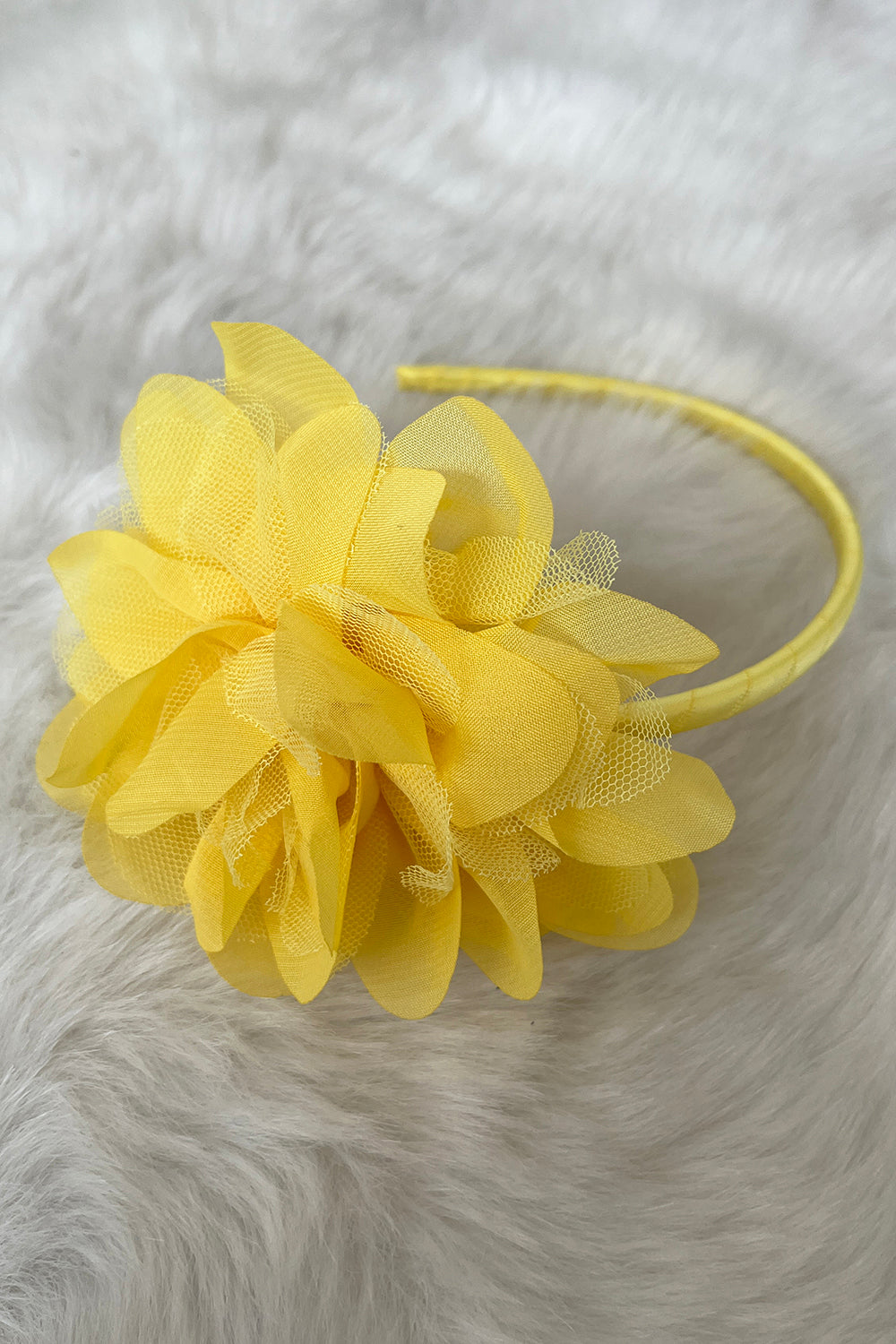 Large Mesh Flower Headband