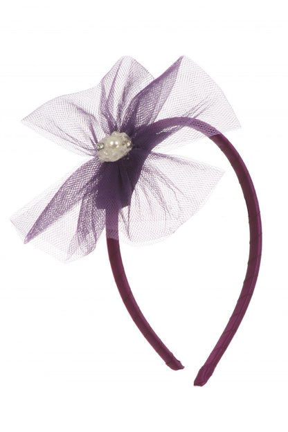 Accessories - Illusion Bow Pearl Headband