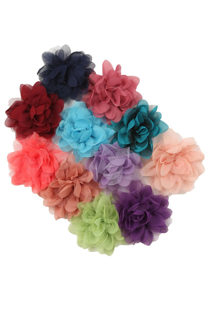 Accessories - Lace Elastic Mesh Flower Headband