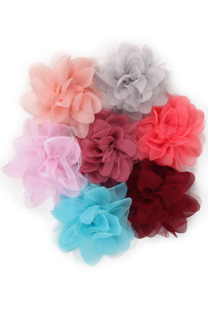 Accessories - Lace Elastic Mesh Flower Headband