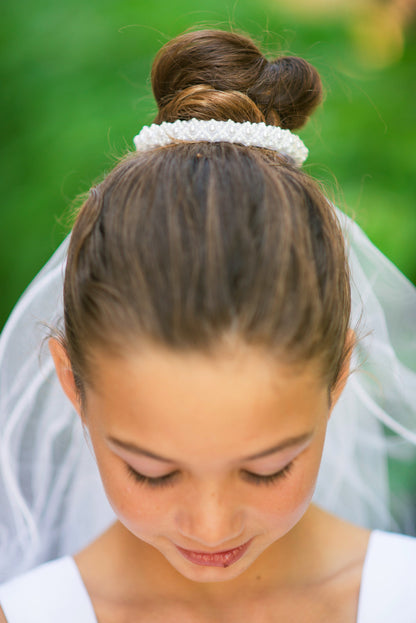 Accessories - Pearl Bun Veil