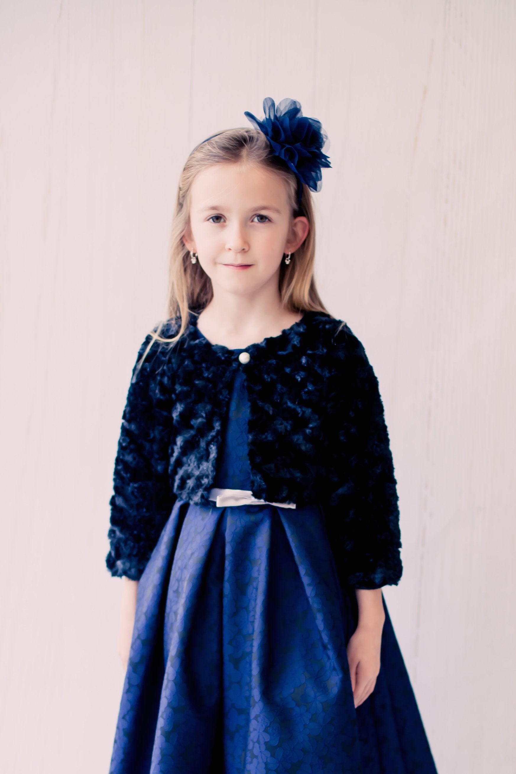 Flower girl fur outlet bolero