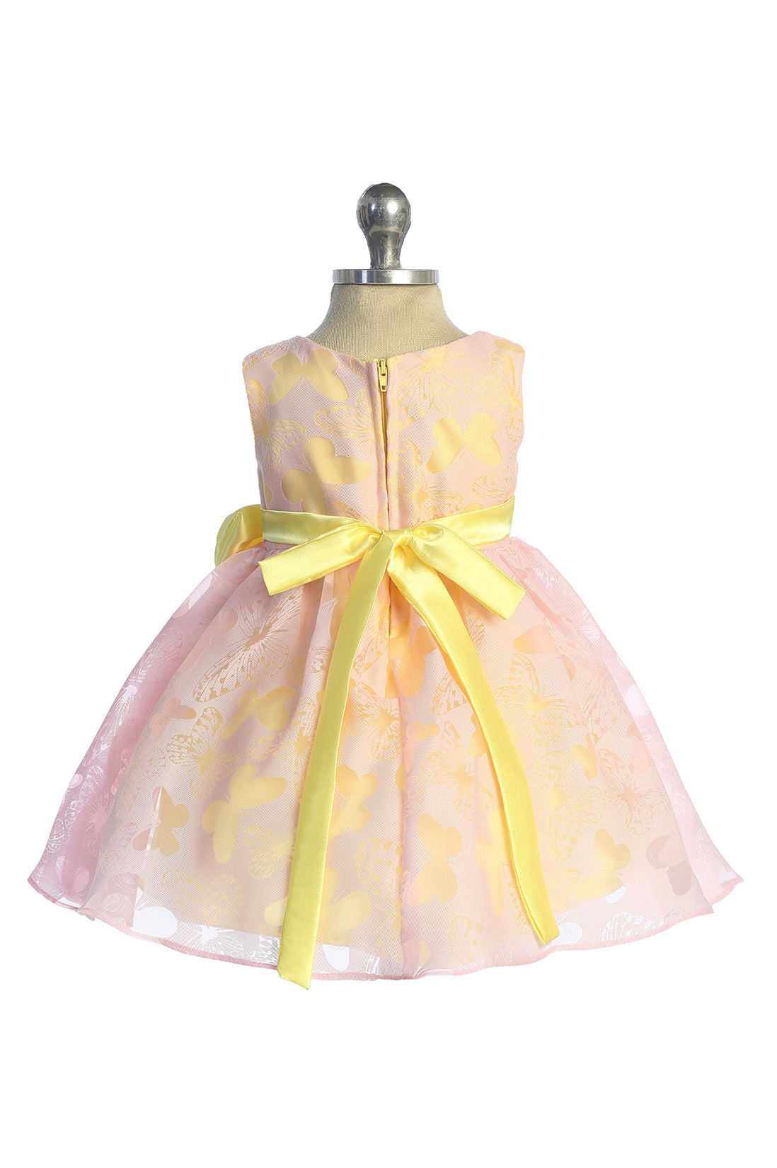 Dress - Butterfly Burnout Organza Baby Dress