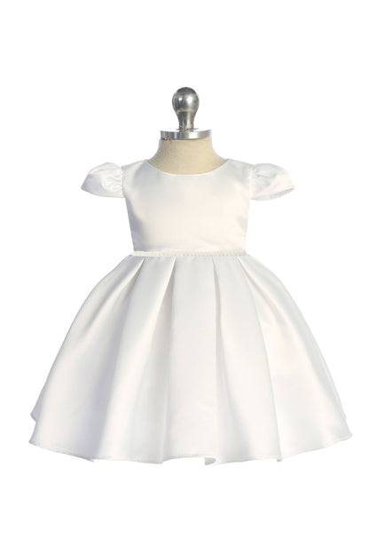 Dress - Classic Pearl Pleated Baby Dress