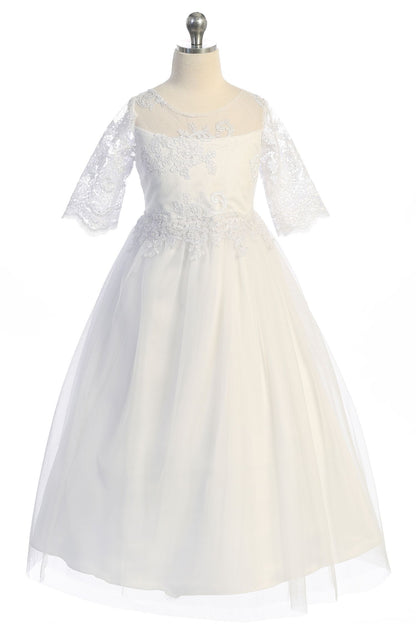 Dress - Cording Lace Waterfall Dress