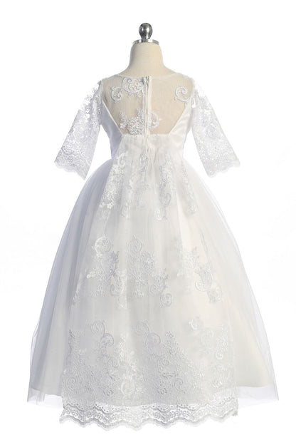 Dress - Cording Lace Waterfall Dress