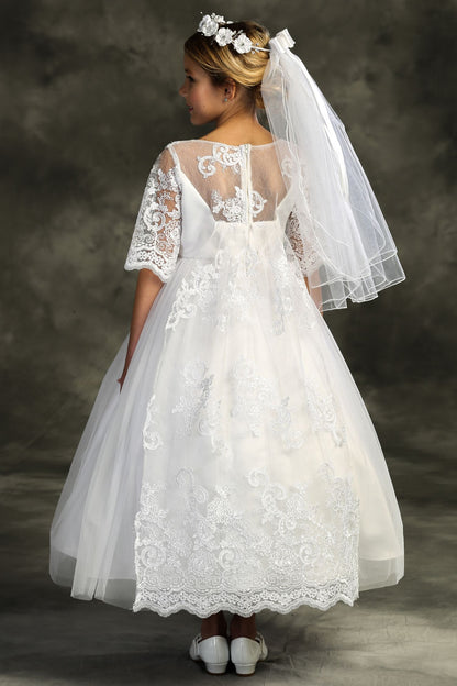 Dress - Cording Lace Waterfall Dress