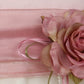 Dress - Dusty Rose Top Flower Petal Dress W/ Sash